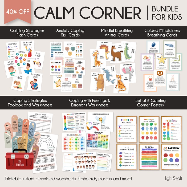 Calming corner kit bundle